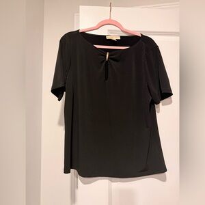 Michael Kors Black Skirt with Gold Detail